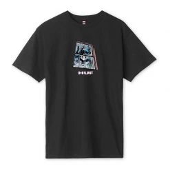 HUF Mens Men's Black Suit Spider-Man S/S T-Shirt