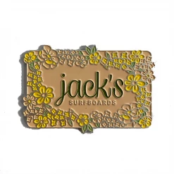 Jack's Surfboards Home Bouquet Enamel Magnet