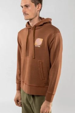 Rhythm Haze Vintage Fleece Hooded Sweatshirt Mens