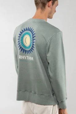 Rhythm Mens Blaze Vintage Fleece Crewneck 13 Rhythm Mens Blaze Vintage Fleece Crewneck