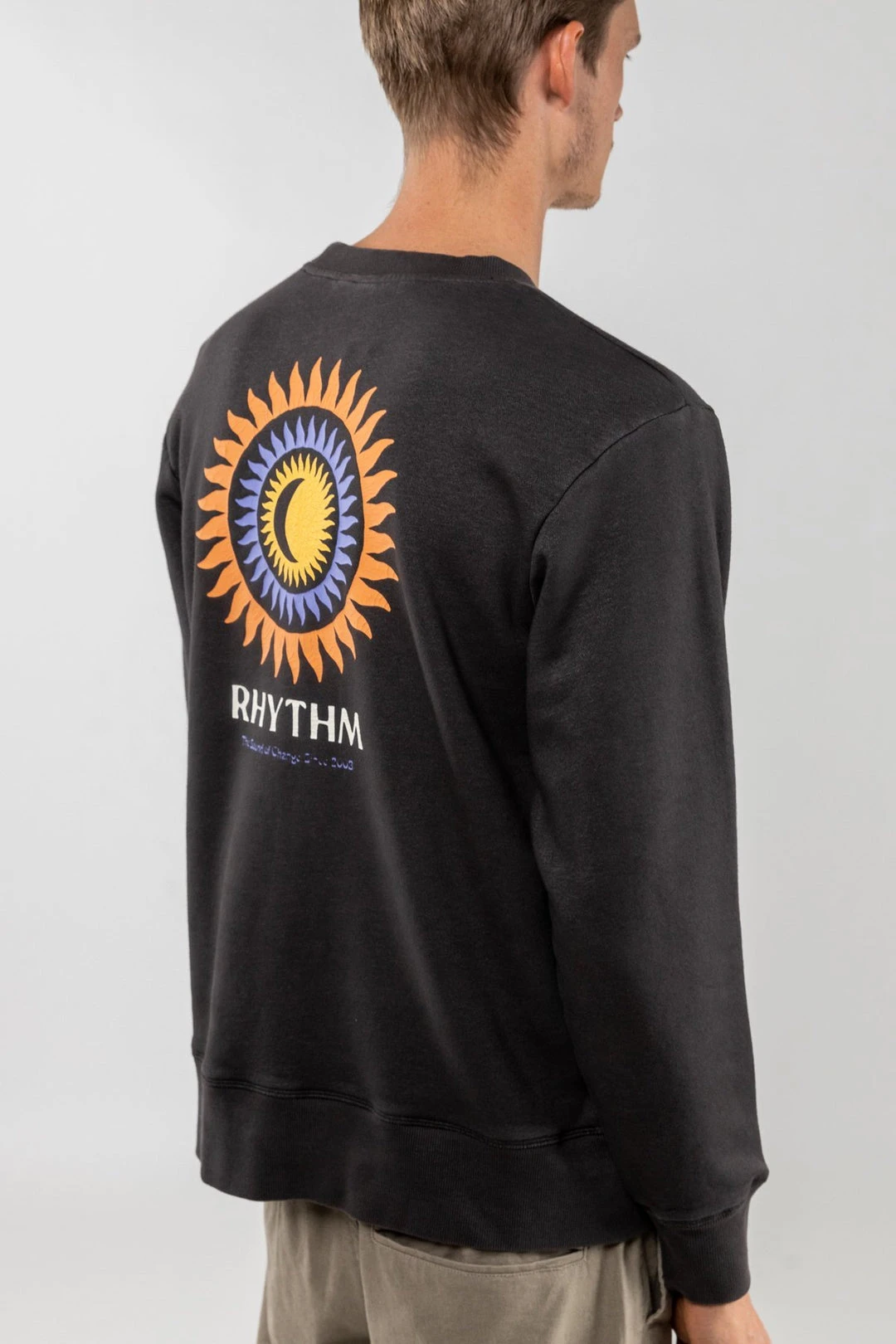 Rhythm Mens Blaze Vintage Fleece Crewneck 6 Rhythm Mens Blaze Vintage Fleece Crewneck