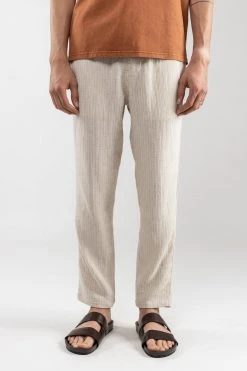 Rhythm Mens Textured Linen Wayfarer Pant