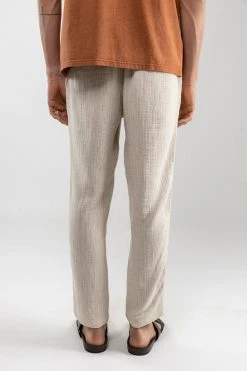 Rhythm Mens Textured Linen Wayfarer Pant