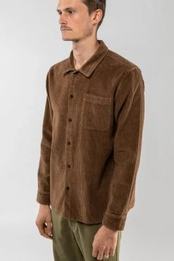 Rhythm Corduroy Long Sleeve Shirt Mens