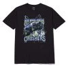 HUF Mens Crushers Washed T-Shirt