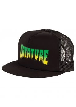 Creature Skateboards Mens Logo Mesh High Profile Trucker Hat