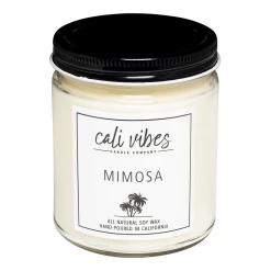 Cali Vibes Mimosa - Natural Soy Wax Candle 9oz Home