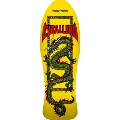Powell Peralta Steve Caballero Chinese Dragon Skateboard Deck Yellow - 10 X 30