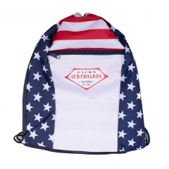 Jack's Surfboards Accessories Drawstring Retro Lam USA Bag