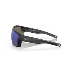 Costa Diego Sunglasses (Matte Black/Blue Mirror - Polarized) Mens