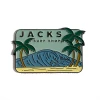 Jack's Surfboards Home Double Overhead Enamel Magnet
