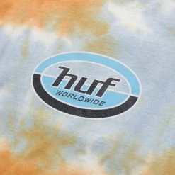 HUF Mens Ellipse Logo Long Sleeve Tee