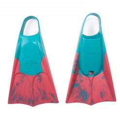 Alton Surf Logo Fin Swim Fins Teal/Red '22