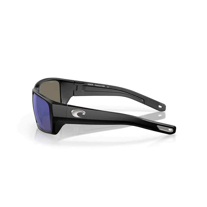 Costa Mens Fantail Pro Sunglasses (Matte Black/Blue Mirror - Polarized) 5 Costa Mens Fantail Pro Sunglasses (Matte Black/Blue Mirror - Polarized)
