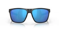 Costa Mens Ferg XL Sunglasses (Matte Black/ Blue Mirror - Polarized)