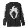 HUF Men's Ghost Rider L/S Tee