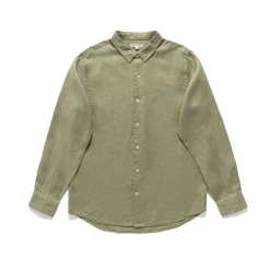 Banks Journal Hastings L/S Linen Woven Shirt Mens