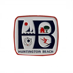 Jack's Surfboards Home HB City Logo Magnet