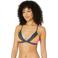 Rip Curl Womens Heat Wave Cross Back Tri Swim Top