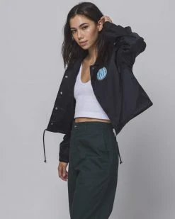 HUF Womens Women's Hi-Fi Crop Coaches Jacket