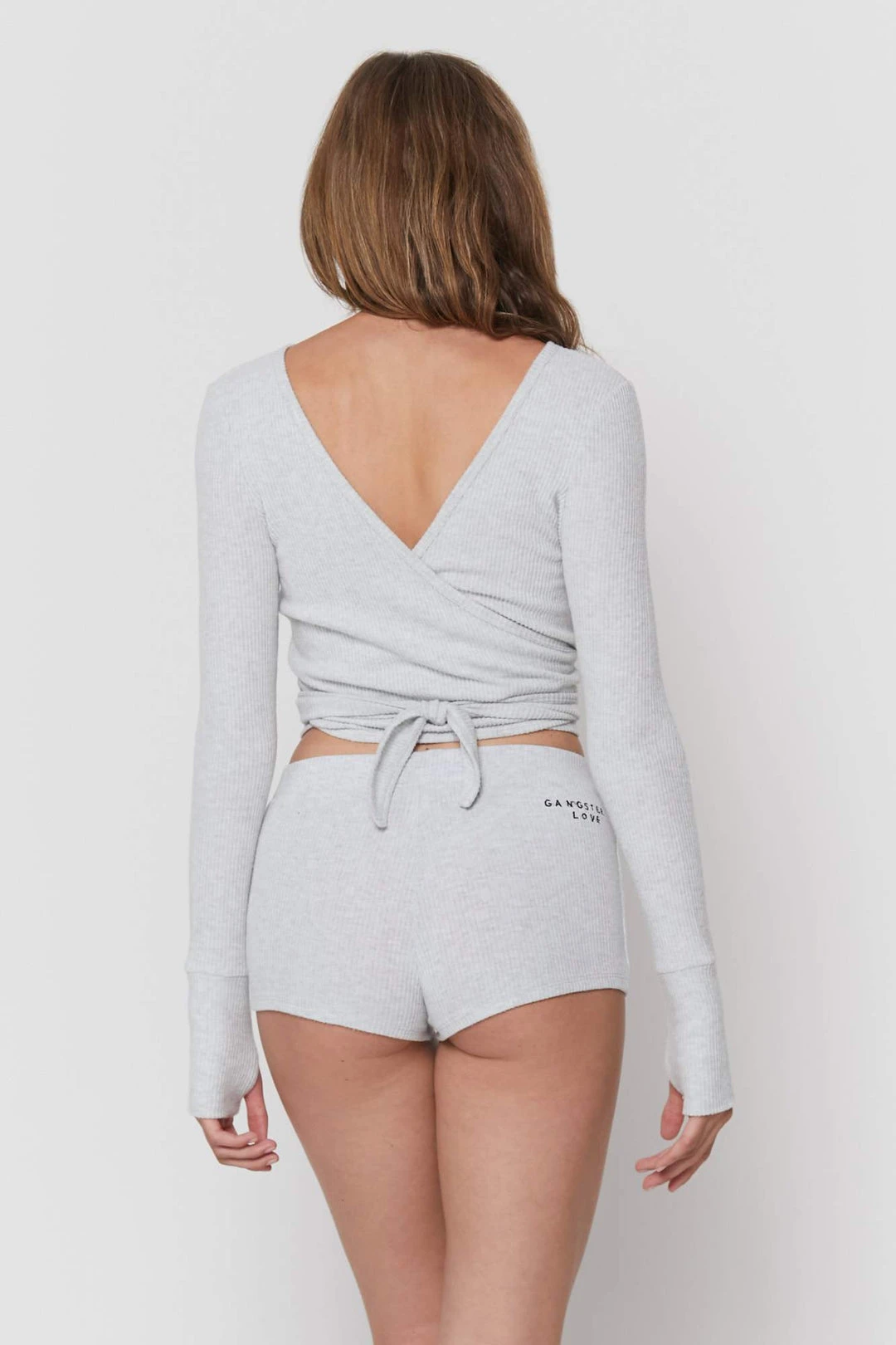 Spiritual Gangster Ballet Rib Wrap Sweater 5 Spiritual Gangster Ballet Rib Wrap Sweater