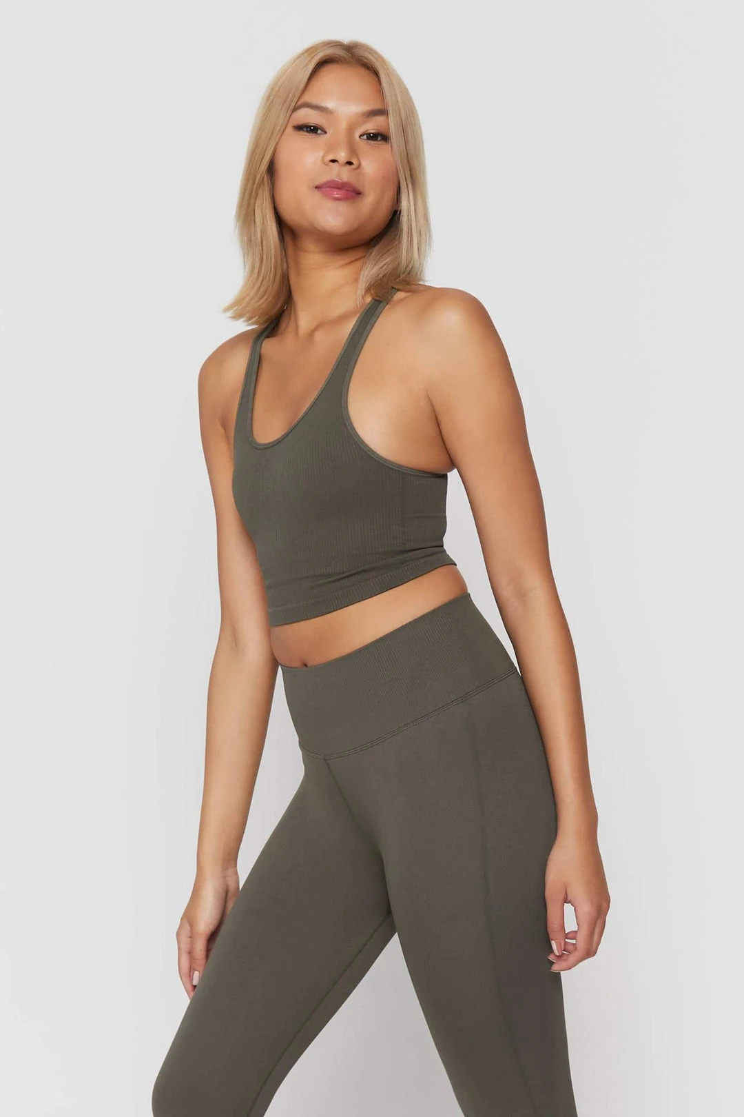 Spiritual Gangster Athena Seamless Crop Tank Womens 5 Spiritual Gangster Athena Seamless Crop Tank Womens