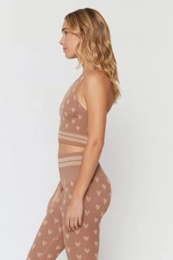 Spiritual Gangster High Neck Jacquard Seamless Bra Womens 10 Spiritual Gangster High Neck Jacquard Seamless Bra Womens