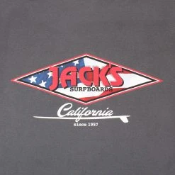 Jack's Surfboards Mens American Diamond CF (Classic Fit) S/S Tee