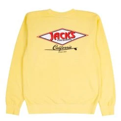 Jack's Surfboards Cal Diamond Pigment Crewneck Sweatshirt '21 Mens