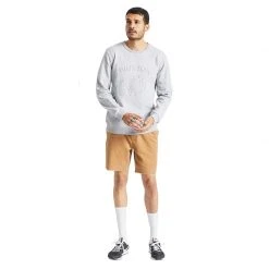 Brixton Lion Crest Crew Sweater Mens