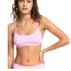 Quiksilver Logo Scoop Bralette Swim Top