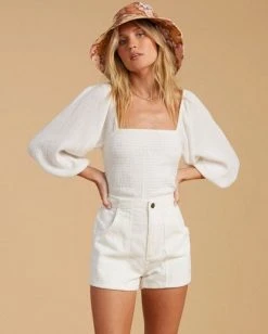 Womens Salty Blonde X Billabong Low Down Corduroy Shorts