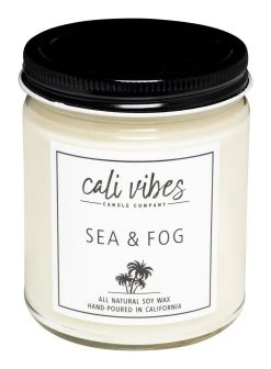 Cali Vibes Sea + Fog - Natural Soy Wax Candle 8 Cali Vibes Sea + Fog - Natural Soy Wax Candle