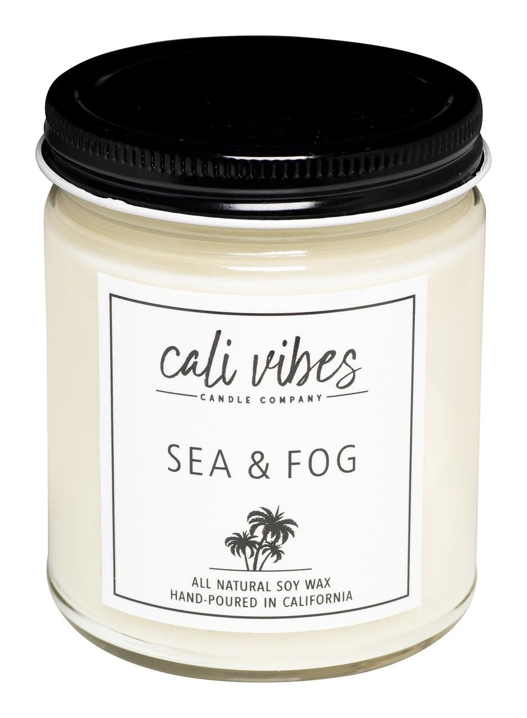 Cali Vibes Sea + Fog - Natural Soy Wax Candle 5 Cali Vibes Sea + Fog - Natural Soy Wax Candle