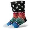 Stance Americana Glitch Classic Crew Sock Mens