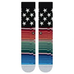Stance Americana Glitch Classic Crew Sock Mens