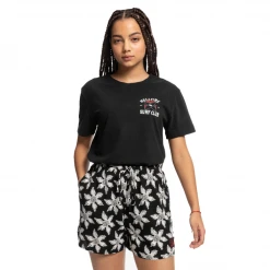 Stranger Things X Quiksilver Upside Down Elastic Waist Shorts