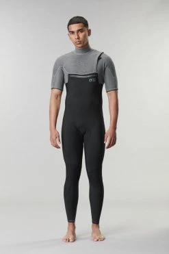 Picture Mens Meta 2/2mm Short Sleeve Zipper Free Fullsuit