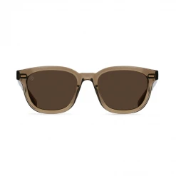Raen Mens Myles Polarized Sunglasses - Ghost / Vibrant Brown
