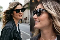 Heat Wave Women's Marylin Sunglasses - Black Lens