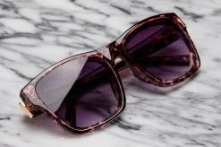 Heat Wave Women's Marylin Sunglasses - Pink Tortoise / Pink Rain