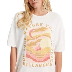 Billabong Womens Nature Is Free Boyfriend S/S T-Shirt