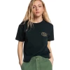 Quiksilver Organic Crop S/S T-Shirt Womens 2 Quiksilver Organic Crop S/S T-Shirt Womens