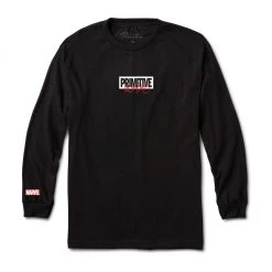 Mens Marvel X Primitive Iron Man Long Sleeve Tee