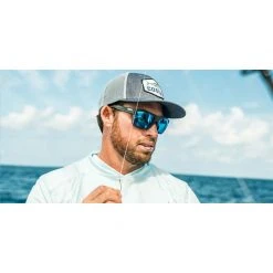 Costa Mens Pargo Sunglasses (Net Dark Gray/Gray - Polarized)