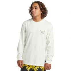 Peanuts X Quiksilver Xmas In Baja L/S Tee Mens
