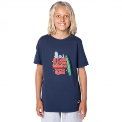 Peanuts X Quiksilver Boys(8-16) Arvo Session S/S Tee Kids