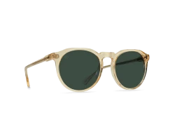 Raen Remmy Polarized Sunglasses - Champagne Crystal / Green