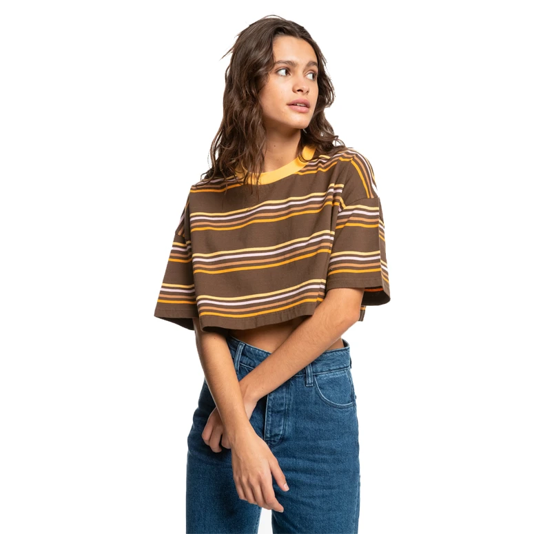 Quiksilver Road Song Crop S/S T-Shirt Womens 3 Quiksilver Road Song Crop S/S T-Shirt Womens