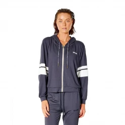 Rip Curl Run Swim Surf Zip Through Exercise Hoodie Womens